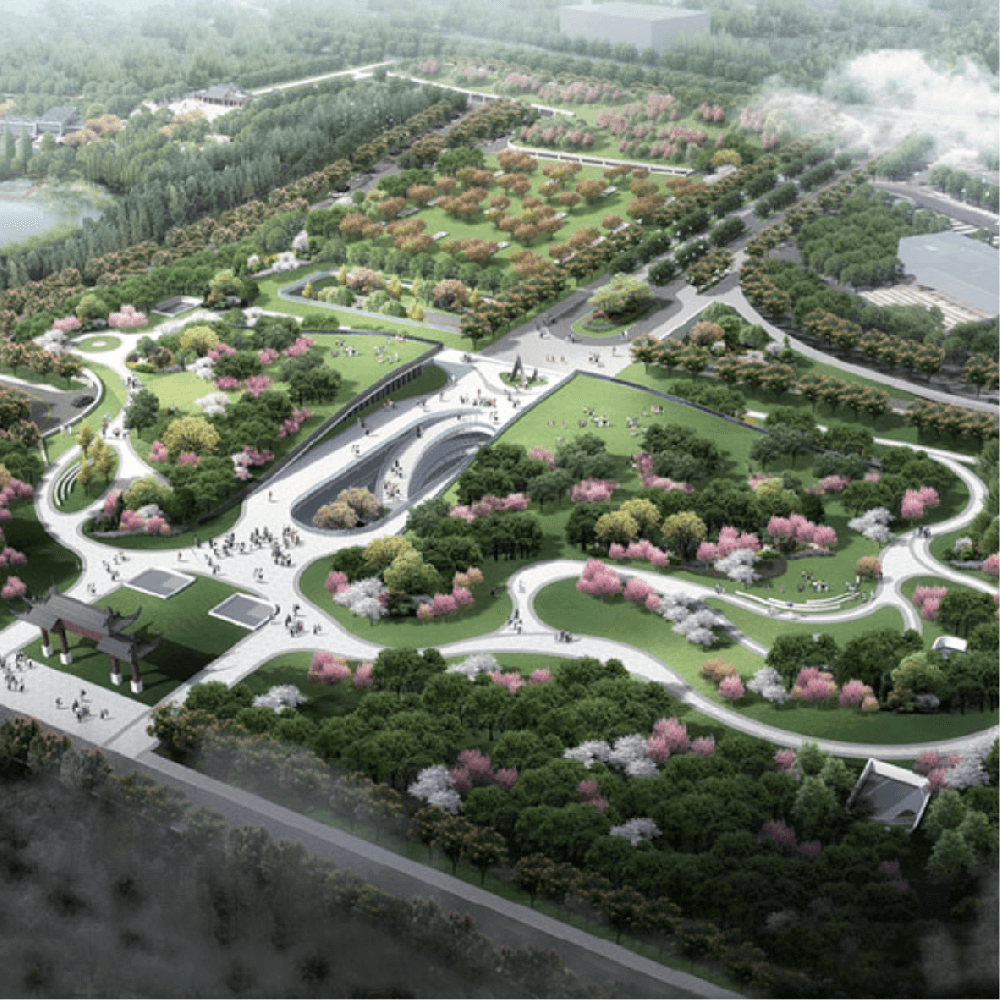 磨山揽翠停车场EPC总承包幕墙专业工程