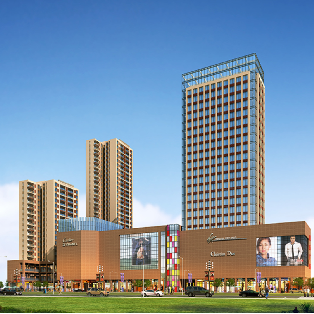 咸宁联乐广场幕墙工程